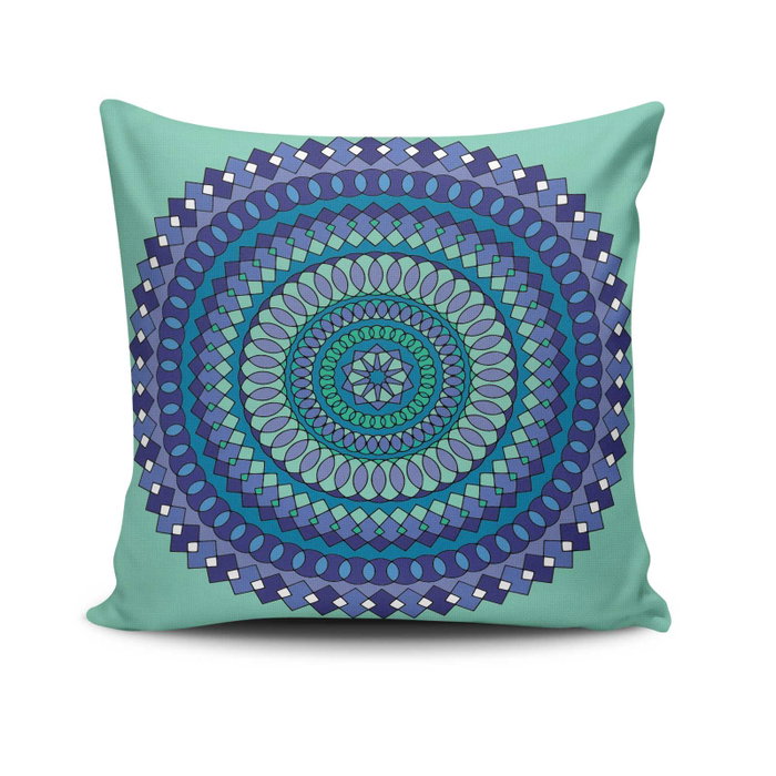 Aberto Design Funda de Cojín Mandala-26 Multicolor Aberto Design Funda de Cojín Mandala-26 Multicolor